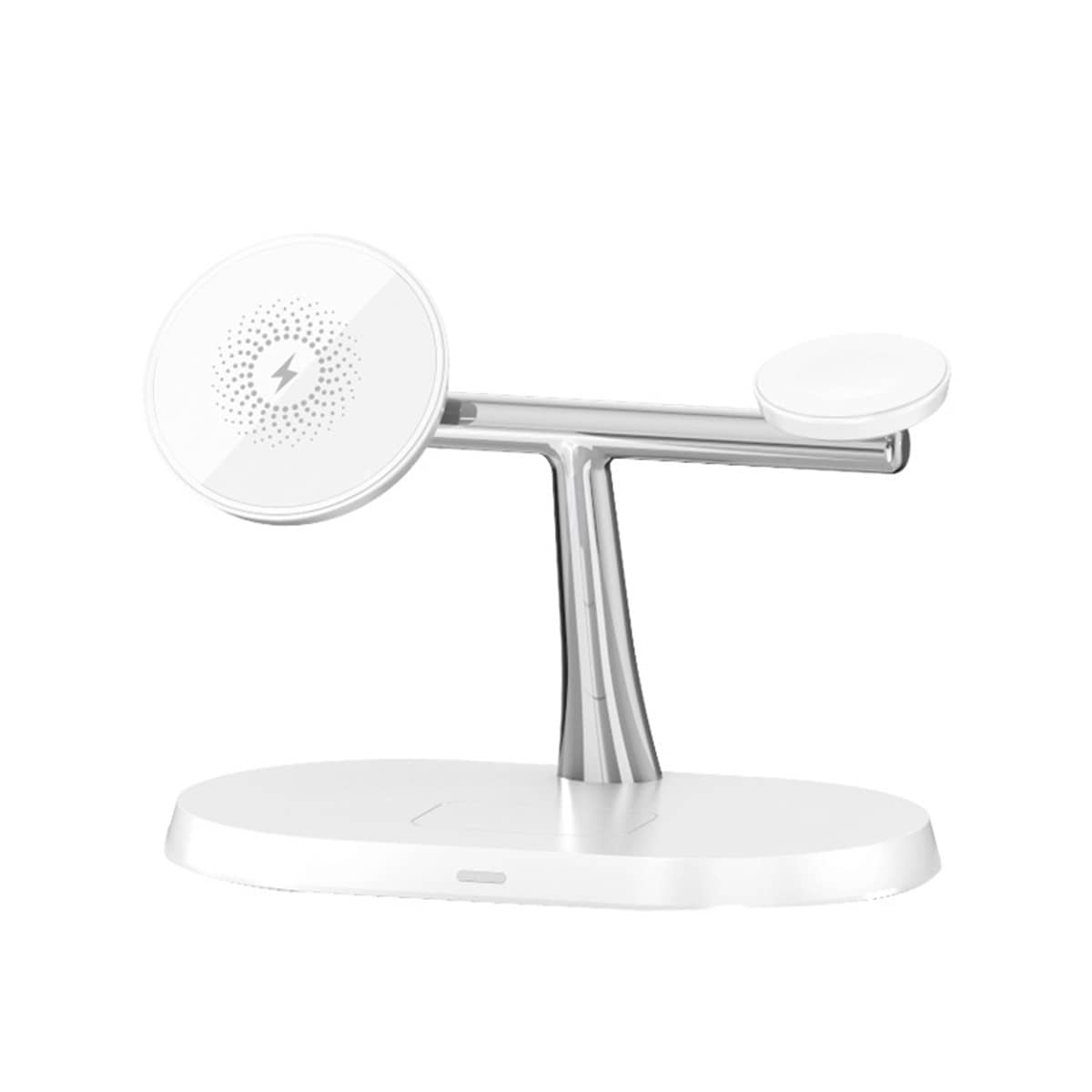 1 件三合一無線充電器相容於 Iphone 14/13/12、airpods 和 Apple Watch - 白色 - 查看 1