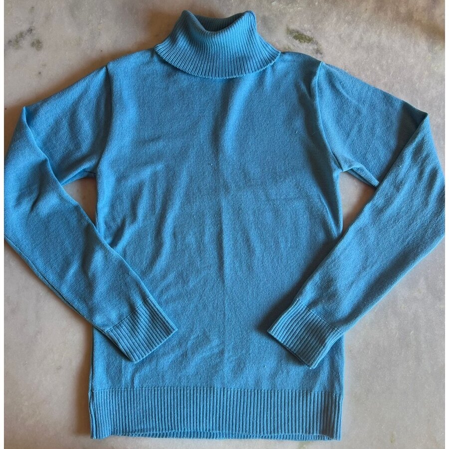 Blusa Feminina Básica Tricô Cacharrel Suéter Gola Alta Rolê