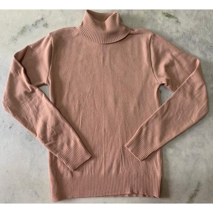 Women Sweaters - 乾枯玫瑰色 - 查看 1