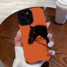 Horse Graphic Phone Case - Grey - View 2