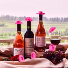 10入組迷你西部牛仔帽，塑料可愛的玩偶帽子，迷你牛仔女孩帽，假扮玩具房屋裝飾（粉色）