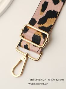 NEW Fashion Leopard Wide Purse Strap Adjustable Handbag Strap Replacement Shoulder Crossbody Strap (Wide:3.8cm) - View 2