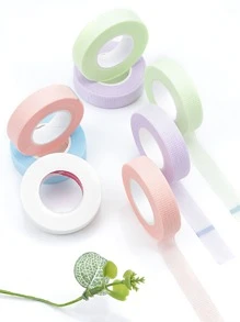 MyAoKuE-Up 10pcs Small Non-woven Fabric Tape For Eyelash Extension, Micropore Under Eye Patches, Mixed Color