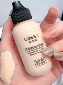 1 件装面部粉底液全遮瑕妆前乳防水打底提亮美白遮盖黑眼圈哑光粉底化妆品 - 2#淺膚色 - 查看 6