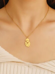 Kalung Liontin - Emas - View 1