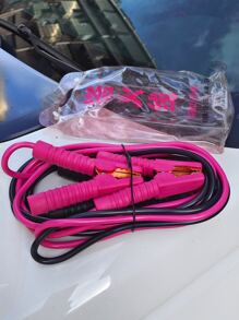 1pc 3m Car Home Emergency Jump Starter Booster Cable - Multicolor - View 7