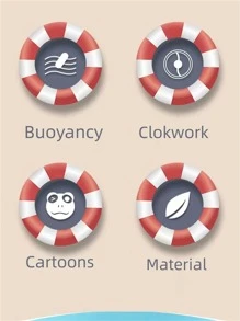 浴缸&水玩玩具游泳青蛙,隨機色