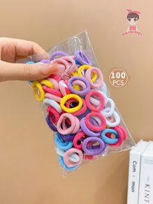 Chicas 1 pieza Cintas para el pelo pulgar bucle de toalla - Multicolor - Ver 4