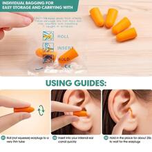 5/10pcs Sponge Earplugs For Noise Reduction, Sleep, Study, Anti-noise Without Hurting Ear - Multicolor - View 6