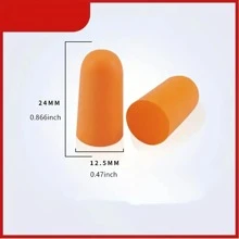 5/10pcs Sponge Earplugs For Noise Reduction, Sleep, Study, Anti-noise Without Hurting Ear - Multicolor - View 2