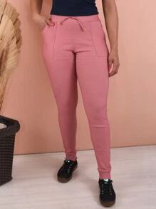 Women Pants - Màu hồng gỉ - Xem 1