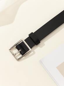 1 件时尚百搭女士细腰带，适合日常佩戴，夏季、秋季、万圣节 - 黑色 - 查看 3
