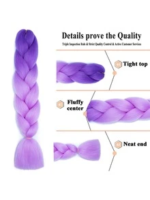 辮子合成接髪 - 彩色 - 查看 7