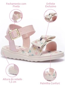 Tininha Kids Flat Sandals - 玫瑰聖徒 - 查看 3