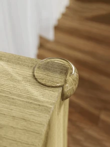 8pcs PVC Adhesive Table Corner Protector, Clear Anti-Bump Table Corner Protector, Covers Sharp Furniture And Table Edges, Corner Protector, Guardrail Guard - Furniture Corner And Edge Bumpers - Anti Bumpers And Cushions For TV Stands, Dining Tables, Coffee Tables, Nightstands, Etc., Suitable For Metal, Glass, Plastic, Marble And Other Materials - Clear - View 1