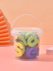 SHENGMA 26pcs Educational Magnetic Eva Alphabet Letters Set For Early Learning, Including Magnetic Board And Blackboard With Colorful English Letters, Fridge Magnets - Multicolor - View 2