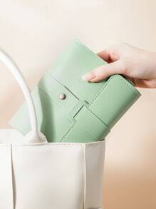 Neue Ohrstecker Ohrringe Schmuck Aufbewahrungsbox Im Buchstil Tragbares Schmuckkästchen Zur Aufbewahrung Von Verschiedenen Ohrringen Für Mädchen - Grün - Übersicht 4