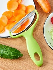 1pc Extra Large Vegetable Peeler Cabbage Shredder Cutter For Cabbage, Lettuce And Other Leafy Vegetables - Green - View 5