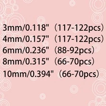 3Mm (0.118 Inch) 120 Mặt AB Cầu Vồng Pha Lê Hạt Thủy Tinh Rondelle Rời Không Gian Siêu Tốc Hạt Nhiều Màu Trang Sức Làm Tự Làm Phụ Kiện - Màu be - Xem 7