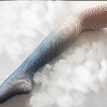Women Tights - 藍色 - 查看 3