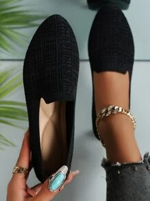 全新设计的奢华时尚黑色、米色和粉色编织装饰优雅女士高跟鞋，适合音乐节、度假、毕业典礼、运动季、万圣节活动 - 黑色 - 查看 1