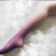 Women Tights - Violet Purple - View 2