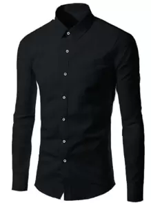 Men Shirts - Black - View 2