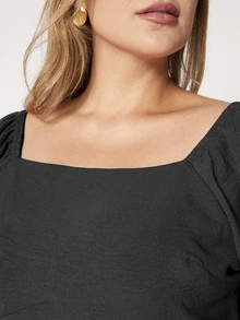 Plus Size Co-Ords - Negro - Ver 3