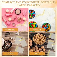 50pcs Organza Gift Bags For Jewelry Small Mesh Drawstring Pouches Wedding Party Favor Bags For Bracelets, - Gold - View 6