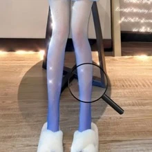 Women Tights - 藍色 - 查看 2