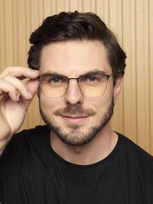 Men Glasses Accessories - 金色 - 查看 1