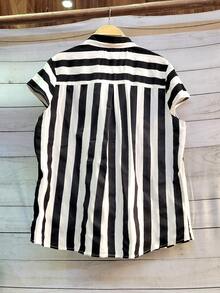 Women Blouses - 黑色 - 查看 3