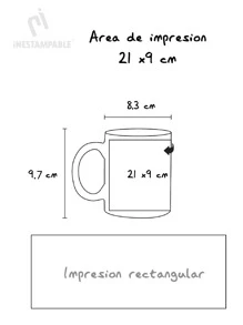 Taza Mágica Flork me gusta resolver las cosas con calma | Meme frase | Cerámica 11 oz Cambia de color | Para Café o té - Blanco - Ver 4