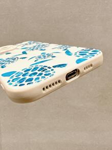 Vỏ điện thoại Tpu in hình rùa có lỗ chính xác Tương thích với iPhone - Nhiều màu - Xem 4