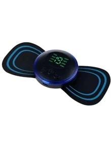 Massageador Elétrico Portátil De Pescoço Coluna Cervical Instrumento De Fisioterapia De Pulso - Preto - Visão 3