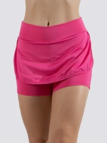 Women Sports Shorts - Hồng - Xem 1