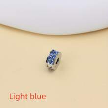 1Pc Alloy Crystal Beads Fits Charms Bracelets Bead Clip Stopper Star Pattern European Charm DIY Jewelry