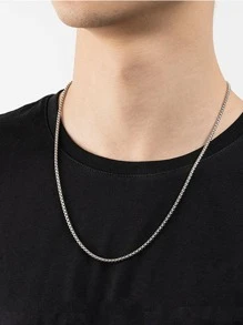 Chain Necklaces - 銀色 - 查看 1