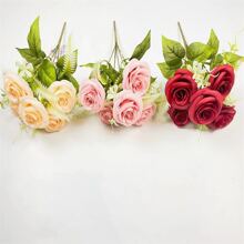 Artificial Flowers - Hồng đậm - Xem 2