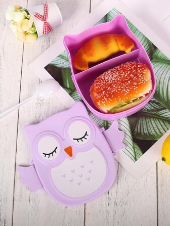 1 件儿童/学生/成人午餐盒、食品储存容器，可用于微波炉、洗碗机、冰柜，可重复使用，适用于学校、工作、露营旅行（紫色）、厨房、圣诞礼物、学校用品