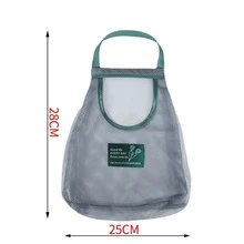 1 túi lưới đựng trái cây và rau củ, dụng cụ treo hành tỏi trong bếp có tay cầm, trang trí nhà cửa, quà tặng Giáng sinh, quà tặng gia đình, trang trí phòng - màu đen - Xem 8