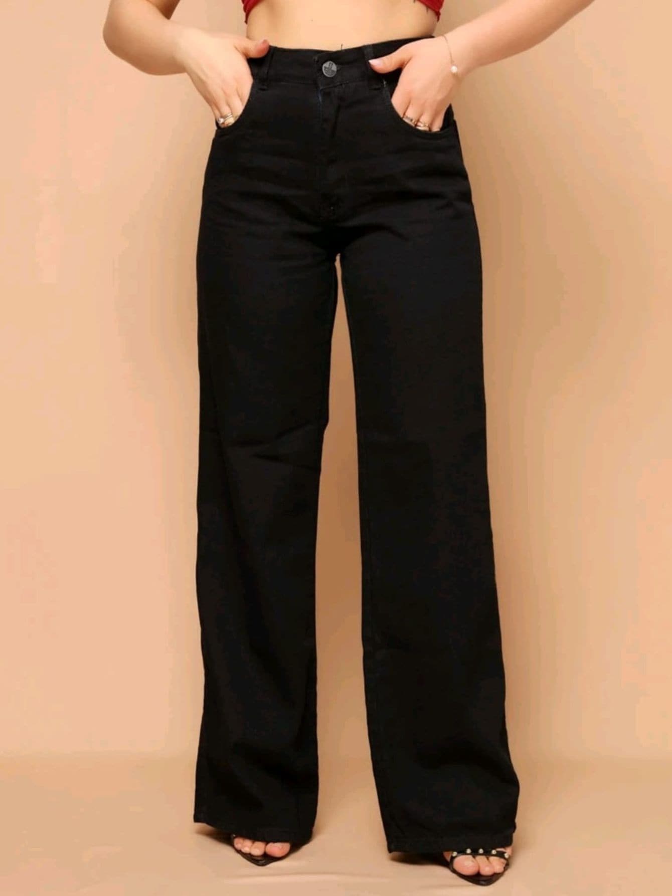 Women Jeans - màu đen - Xem 1