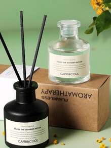 Reed Diffuser Oil Supplement/Jasmine Scent /1.7 Oz (50 Ml)/ Aromatherapy, Fragrance Oil, Reed Diffuser Oil, Office Ddaca, Decorative Gifts Birthday Graduation - Black - View 6