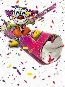 3 Bazuca Lanzador De Confeti Cañon Fiestas Batucada 28 Cm - Multicolor - Ver 7