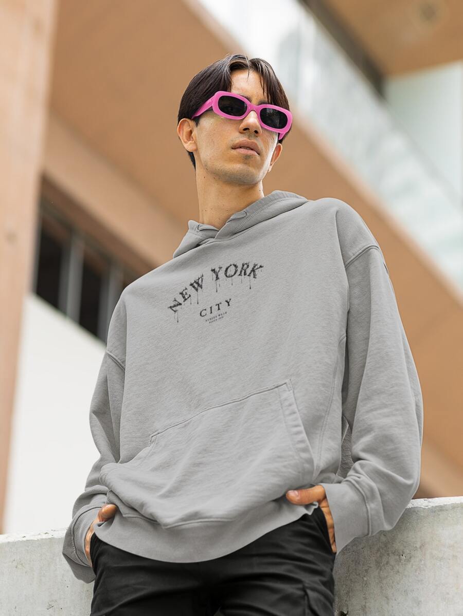 Men Sweatshirts - 淺灰色 - 查看 1