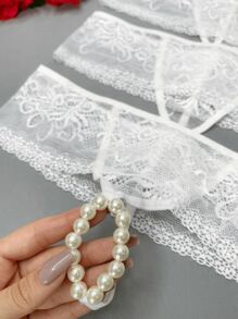 Women Thongs - 白色 - 查看 2