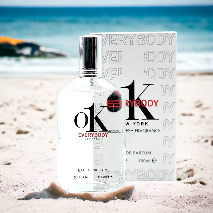 Perfume Fragancia Larga Duracion De Calidad OK EVERYBODY 100ml Concentración Alta Larga Duración Moscada Masculino - OK EVERYBODY - Ver 1
