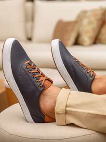 Men Sneakers - 藏蓝色 - 查看 1