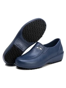 Women Work & Safety Shoes - Màu xanh hải quân - Xem 4