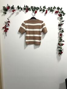 Women Tops - 卡其色 - 查看 1